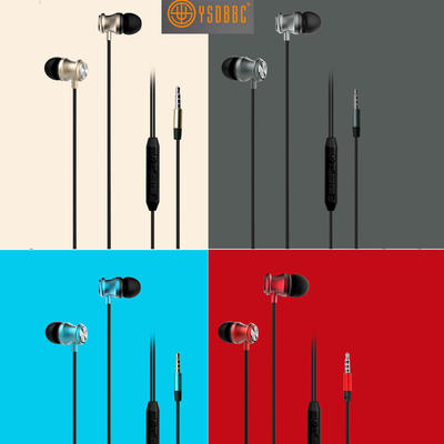Headphones Earphones Earbuds 3.5mm aux Wired Headphones Noise Isolating Earphones Built-in Microphone Volume Control Compatible iPhone iPod iPad Android MP3 MP4